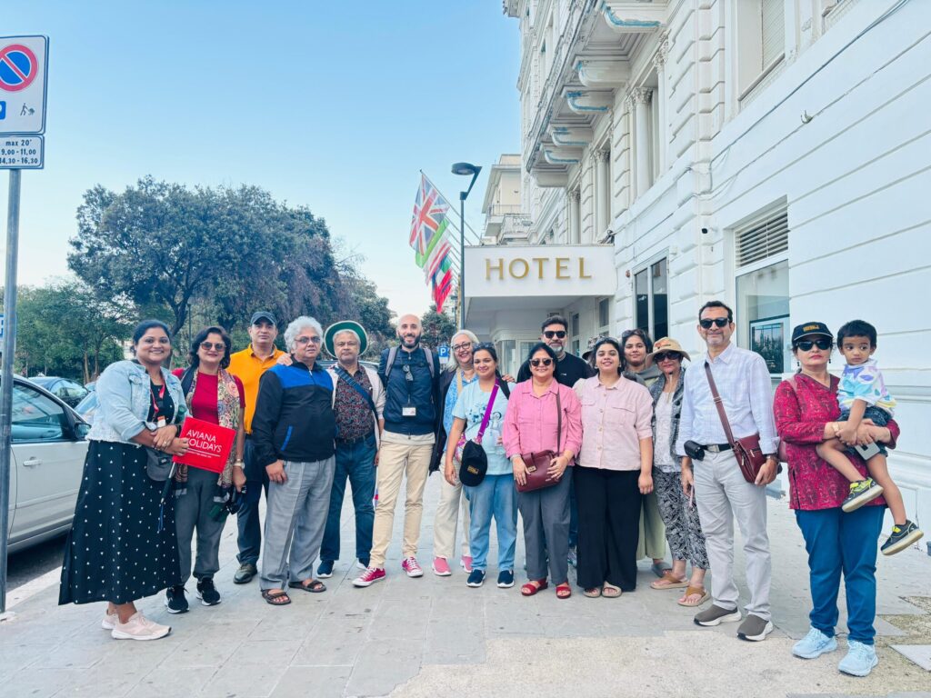 Guests enjoying memorable Europe group tour with Aviana Holidays