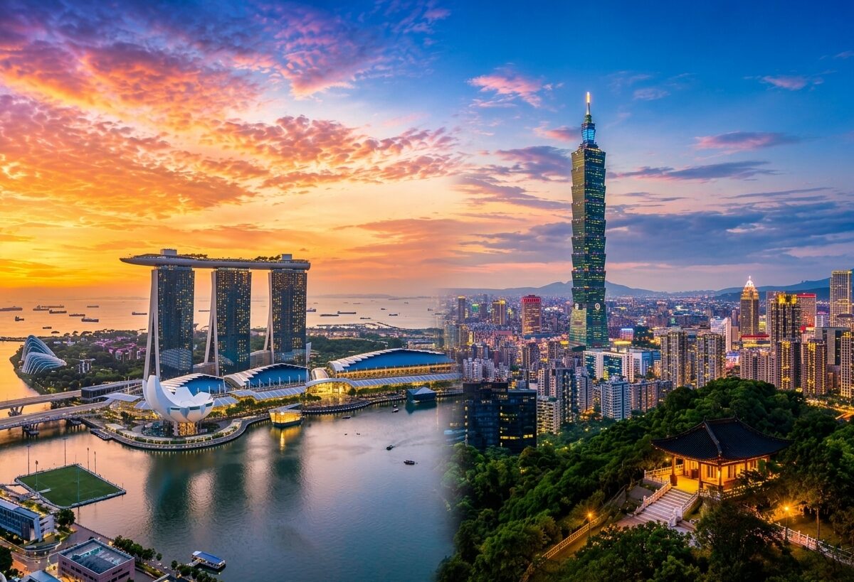 Singapore and Taiwan