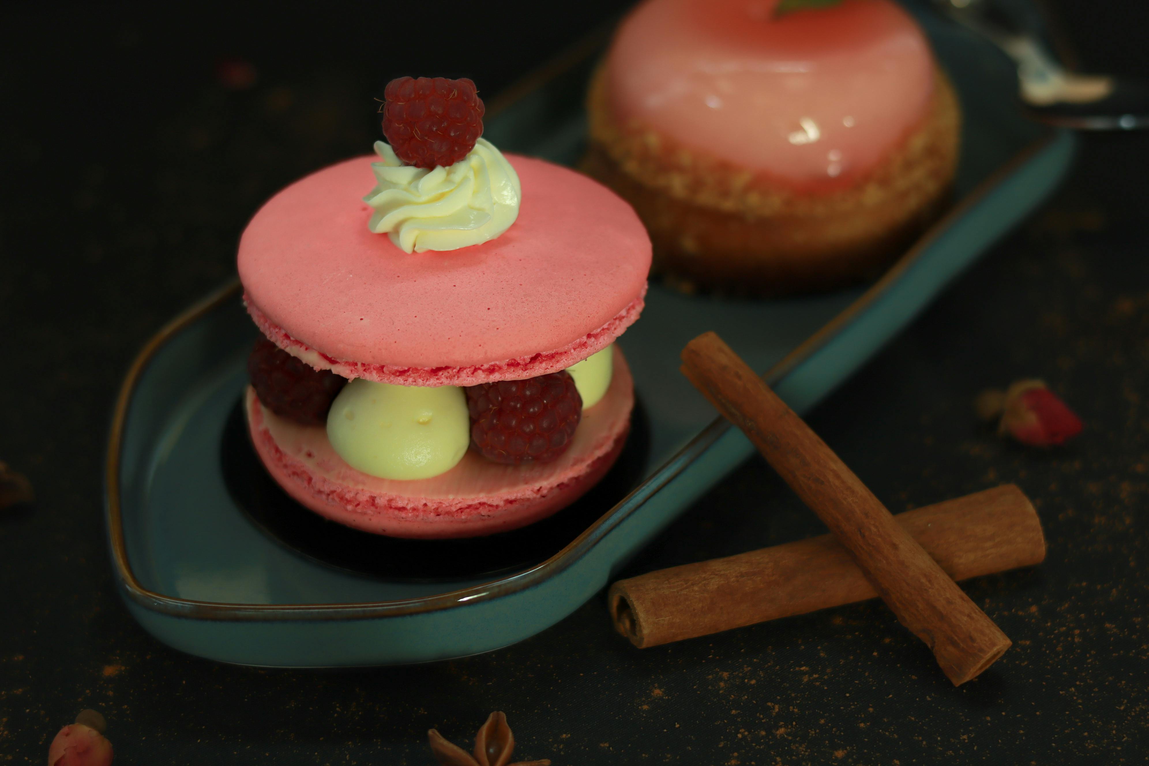 Colourful French macarons enjoyed during a Paris food experience